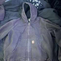 carhartt work style jacket vintage