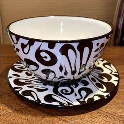 Vintage Noble Soup Bowl W/ Saucer