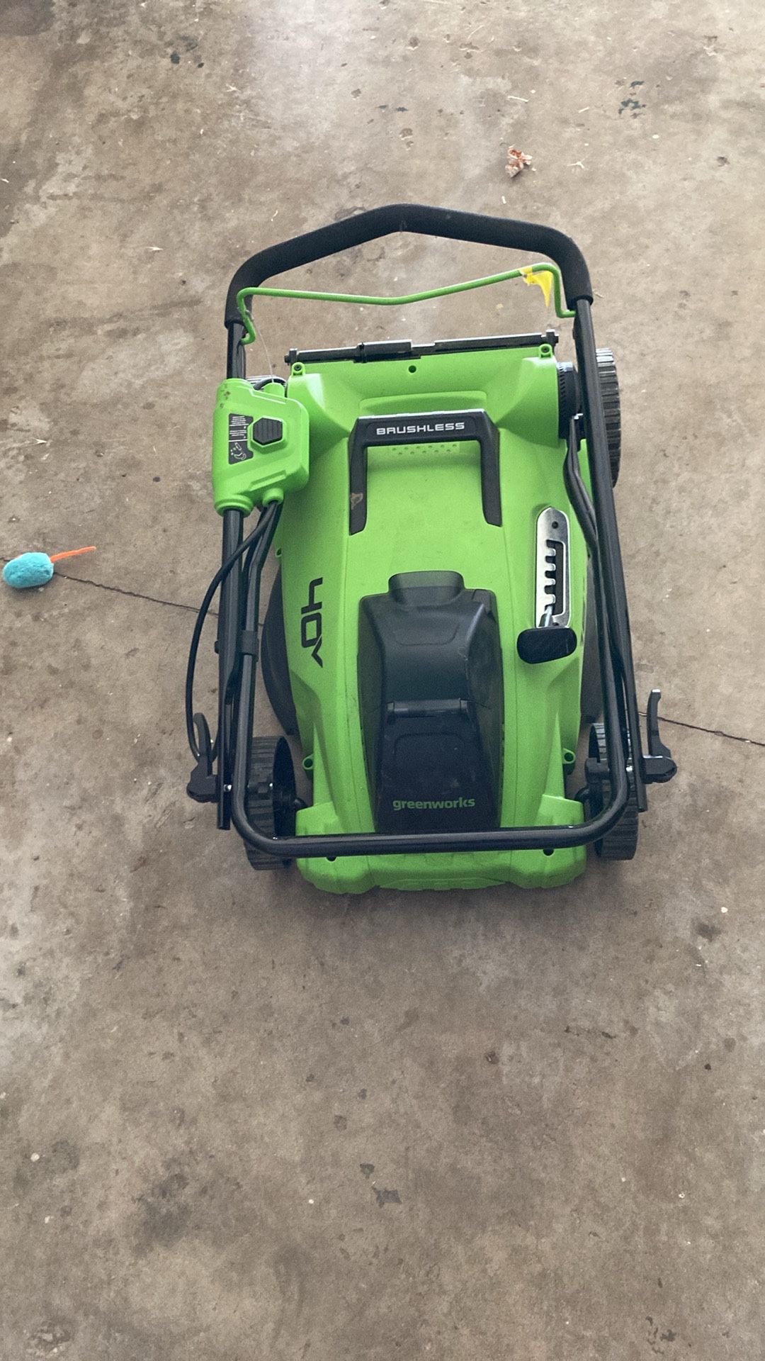 Green works 40v Lawn Mower Not Tested