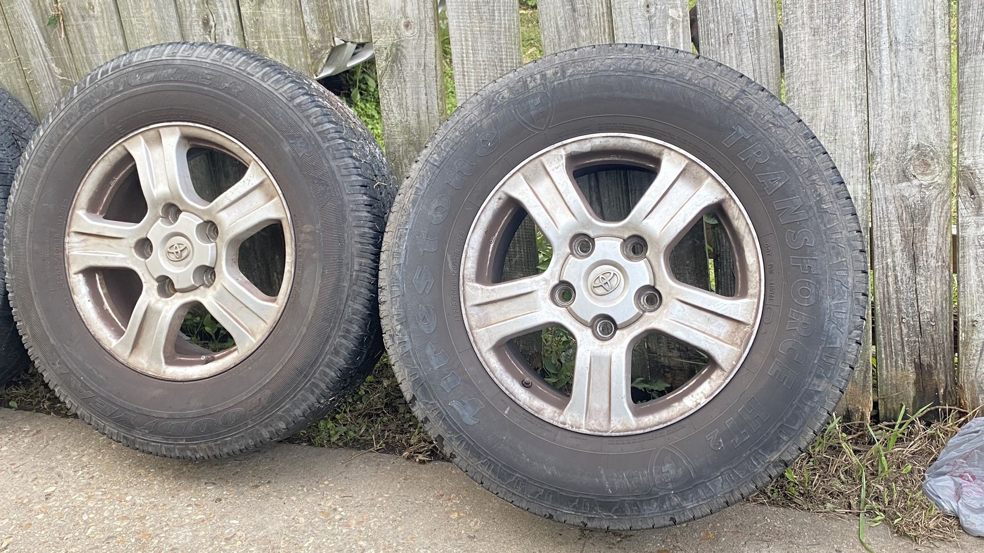 Two Rims With Good Tires 18 Inch