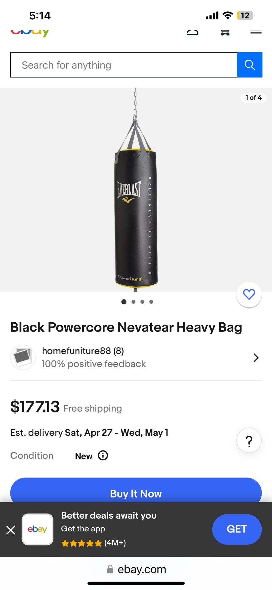 Everlast Power Core Bag
