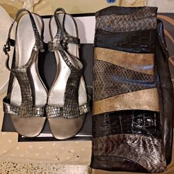 Liz Clai Shoes And Hand Bag