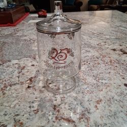 25th Anniversary Compote With Lid