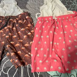 Men’s Bathing Suits Size Sm 31 / 32 With Lining 