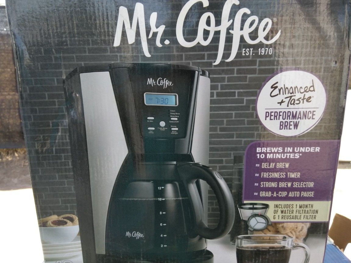 Mr coffee, a Brand New digital coffee maker