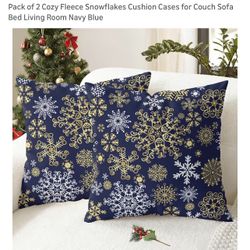 4 PK 18 Inch Xmas Throw Pillow Cover Case 