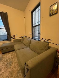 Spacious couch