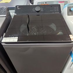 5.5 cu. ft. SMART Top Load Washer in
Matte Black with Impeller, Easy Unload
and TurboWash3D Technology