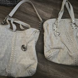 Nwt Michael Kors Weekender Learher Luggage Set Tote Or Handbag Purse 