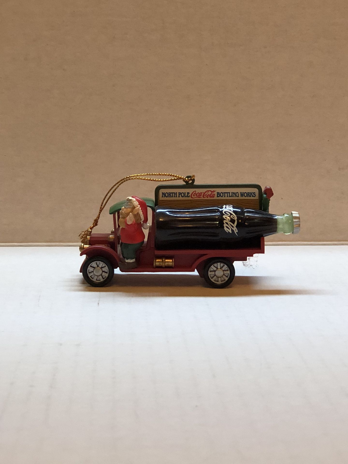 Coca Cola Bottle On Truck Ornament