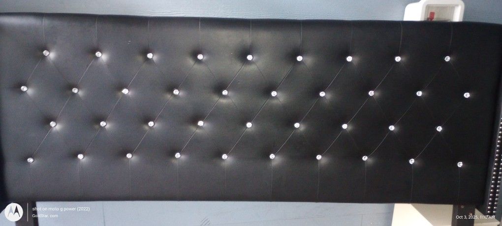 King Size Rhinestone Headboard
