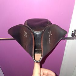 Leather Tricorner Hat