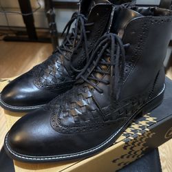 Mens Leather Boots Size 11