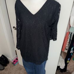 Lane Bryant Lace Blouse