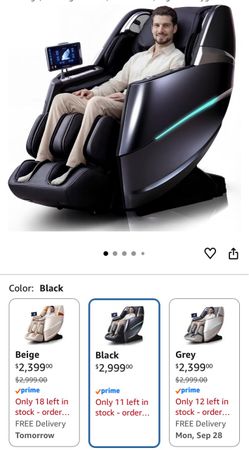 New 4D Massage Chair Full Body Zero-G Recliner chair
