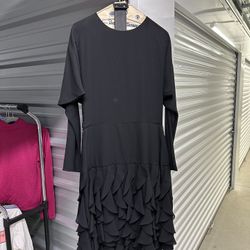 Lauren Alexandra Long Sleeve Layered Skirt Dress Size Women's 14