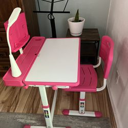 Kids Desk And Chair Multifunctional 