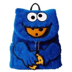 Cookie Monster Disney Loungefly Backpack And Coin Purse New With Tags 