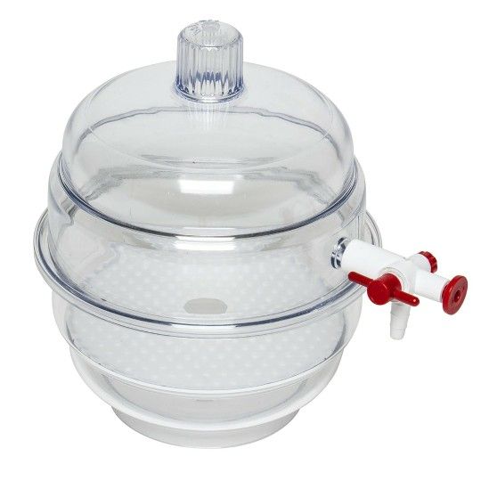 Polycarbonate Vacuum Desiccator - SP Bel-Art "Space Saver" - New in Box