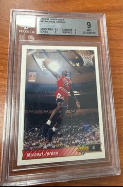 92-93 Michael Jordan upper deck bgs 9