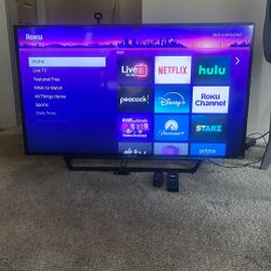 50” SONY SMART TV W/ROKU