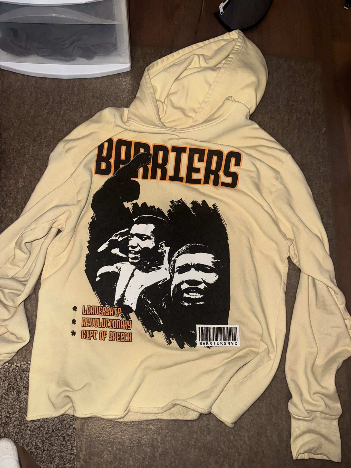 Barriers Hoodie Size Medium