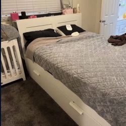 Bed With Brand New Mattress 