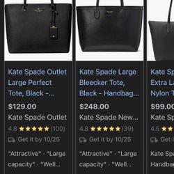 Large Kate Spade Tote Bag OBO!