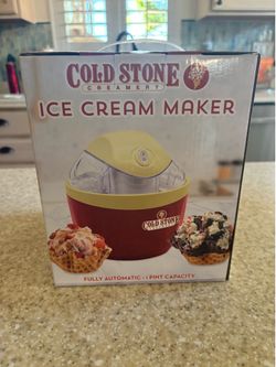 NEW IN THE BOX Cold Stone Creamery Ice Cream Maker Machine 1 Pint Capacity Unopened Box !