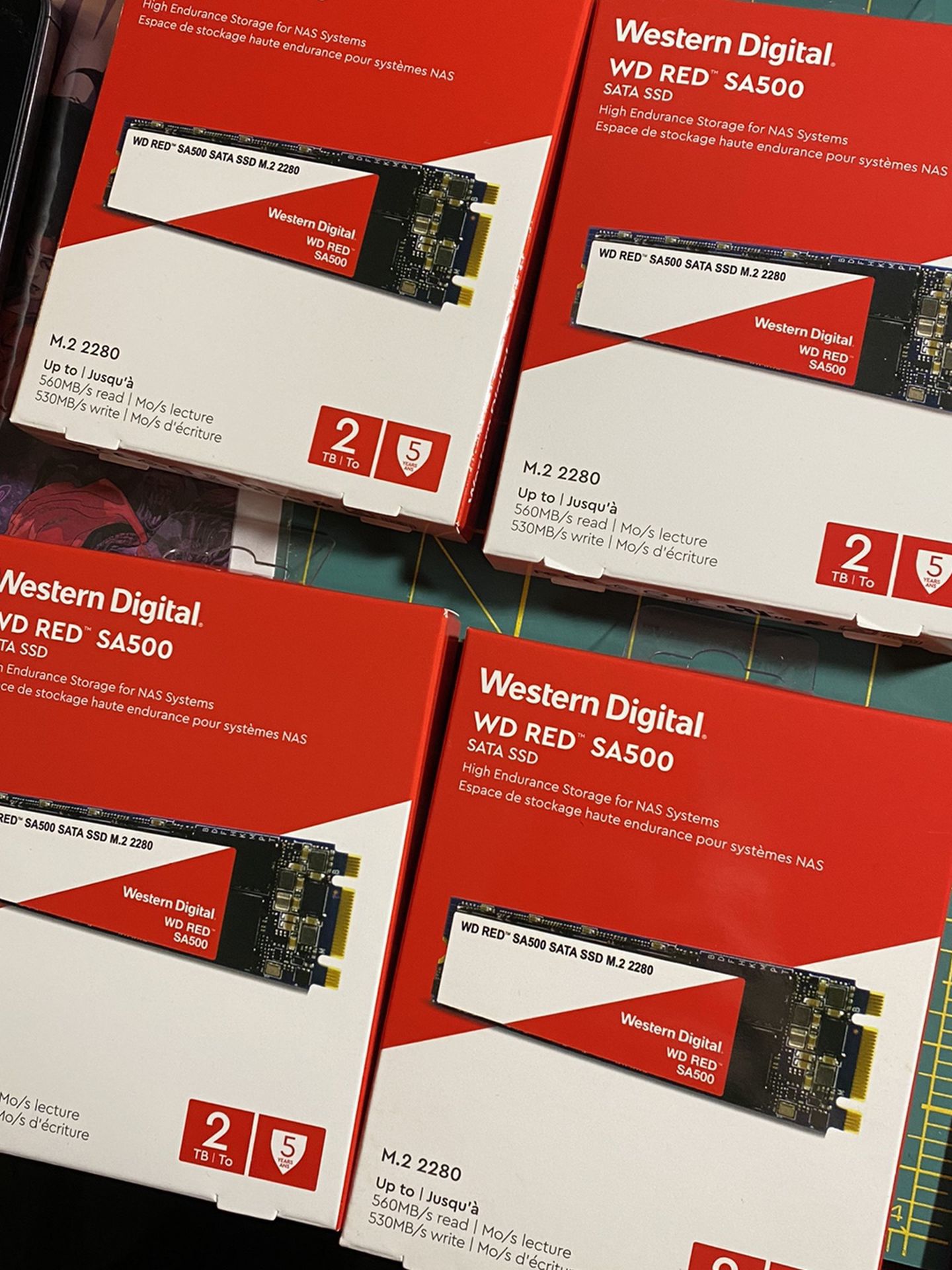 SSD - WD RED SA500 - 2TB
