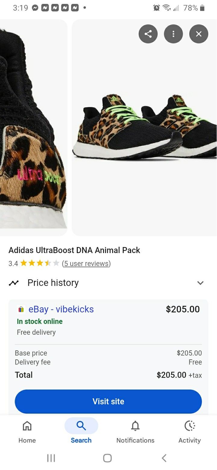 Adidas Ultra Boost DNA Animal Packš„ Size 12 Deadstock Brand New In The Box Unopenedā¼