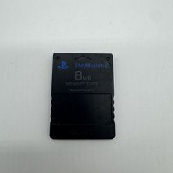 Official Sony Playstation 2 PS2 OEM MagicGate 8MB Black Memory Card SCPH-10020