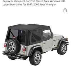 97–06 Jeep Wrangler Top (YJ) Black With Tinted Windows