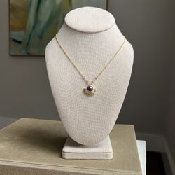 Amethyst Sun Necklace ( firm on price )