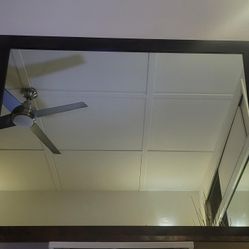 Large Wooden Mirror (Read Description)