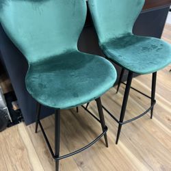 Green Dinning Chairs 