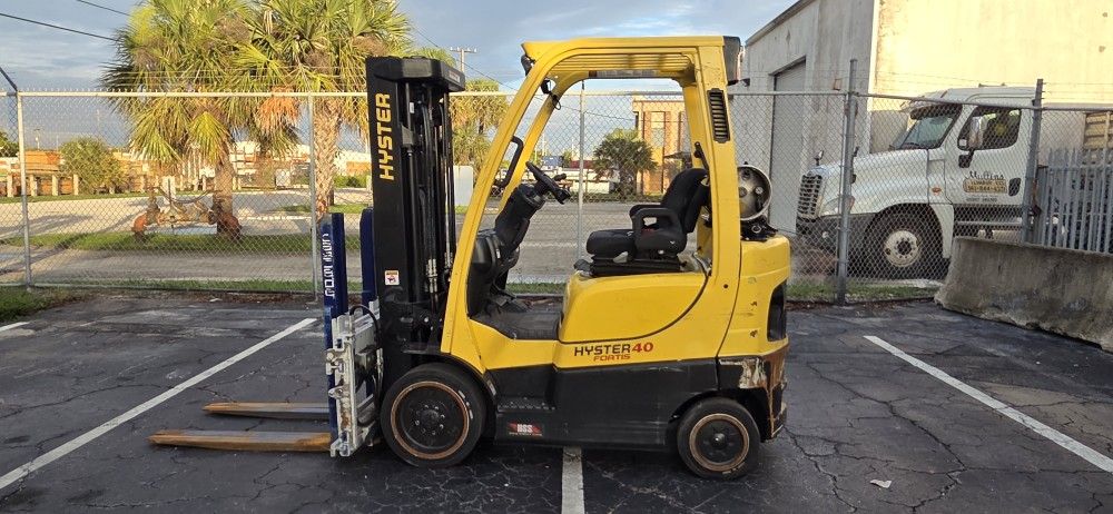 Hyster Forklift 4000 Lbs Capacity Double Pallet Attachment