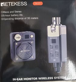 Retekess TA101 In-Ear Monitor Wireless System