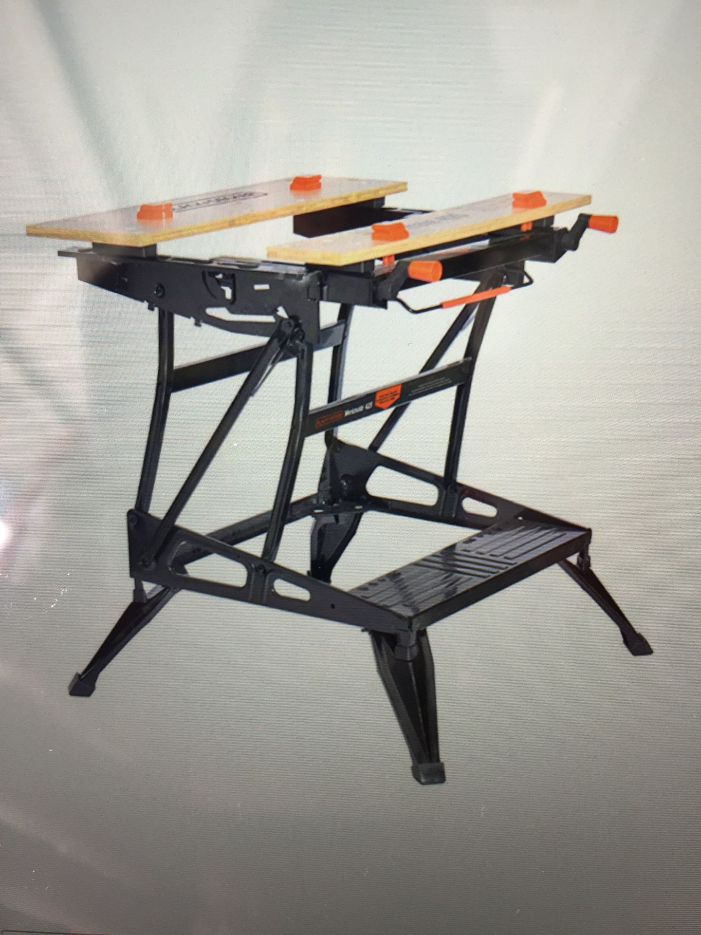 Black and Decker Workmate 425 30 in. Folding Portable Workbench and Vise  not used, KX Real Deal Auction Tools St Paul Auction