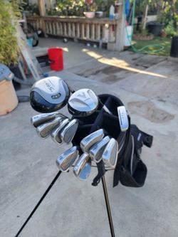 Taylormade & King Cobra Golf Club Set Regular Flex Right Handed. Golf Bag included