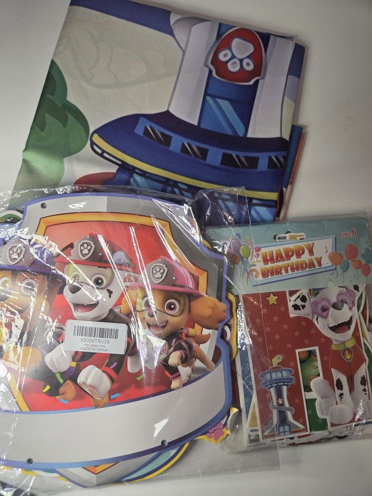 Paw Patrol Birthday Party Supplies