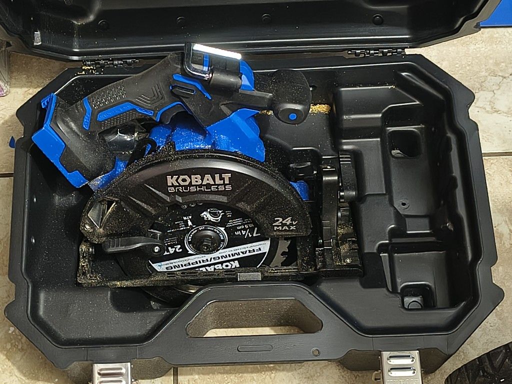 XTR 24v 7 1/4 Inch Brushless Cordless Circular Saw Battery And Charger Not Included