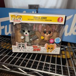 Funko Pop Tom And Jerry Flocked Funko Shop Exclusive