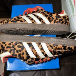 Adidas Leopard Samba Sz 6 W