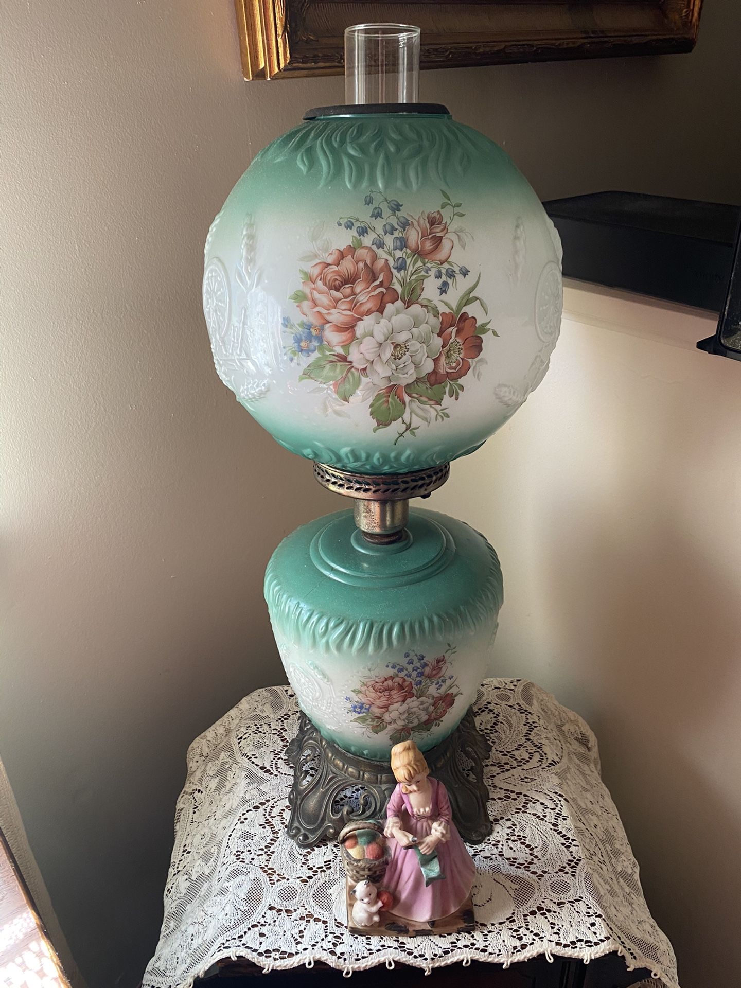 Antique Handpainted Lamps