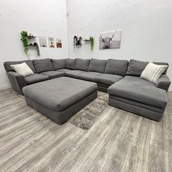 Gray Sectional Couch - Free Delivery 