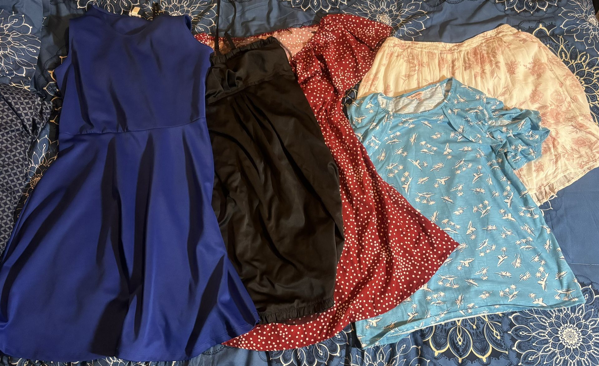3 Dresses, Skirt, Shirt Brands Vera Want, SHEIN, Hanni, Juicy, And Arizona