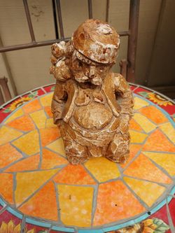 Rustic Carved Folk Art Figurine