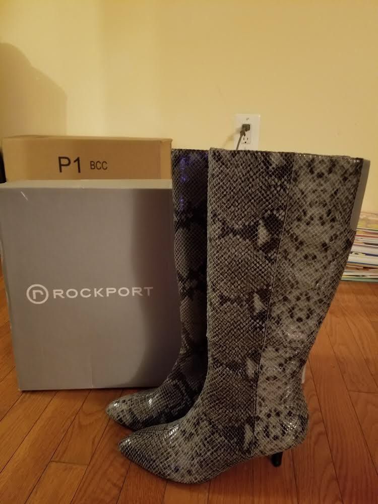 Rockport women's leather upper boots US size 8