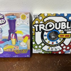 Trouble and Kinetic Sand Games